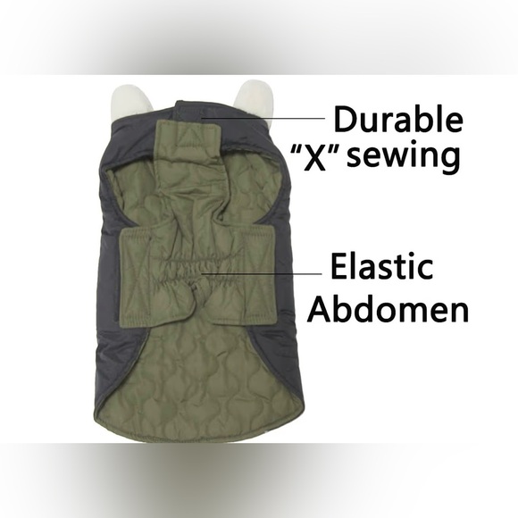 Waterproof Dog Coat Jacket Size L Adjustable Winter JoyDaog - Picture 3 of 9